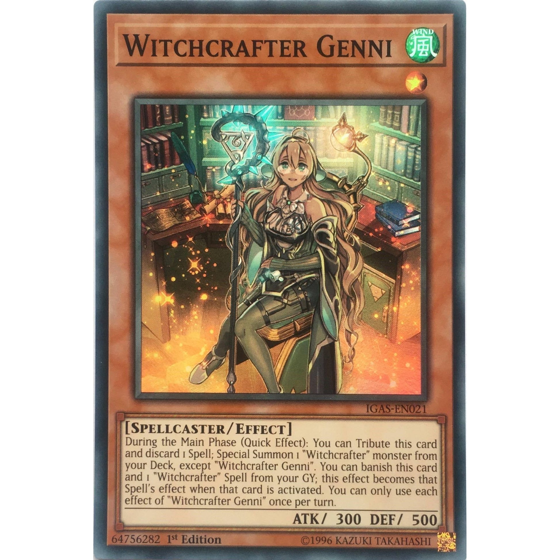 Image for Witchcrafter Genni (IGAS-EN021) (IGAS) - YuGiOh