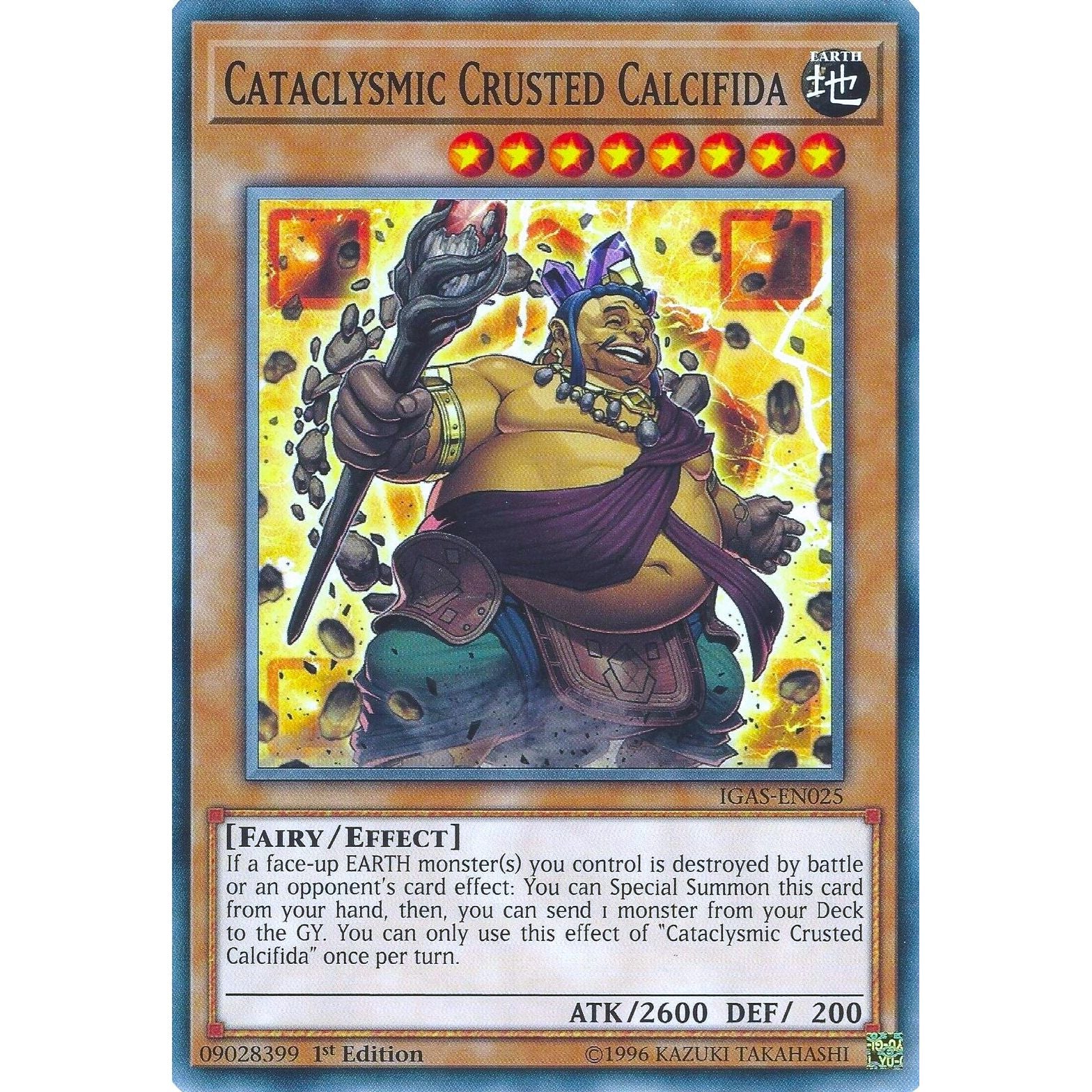 Image for Cataclysmic Crusted Calcifida (IGAS-EN025) (IGAS) - YuGiOh
