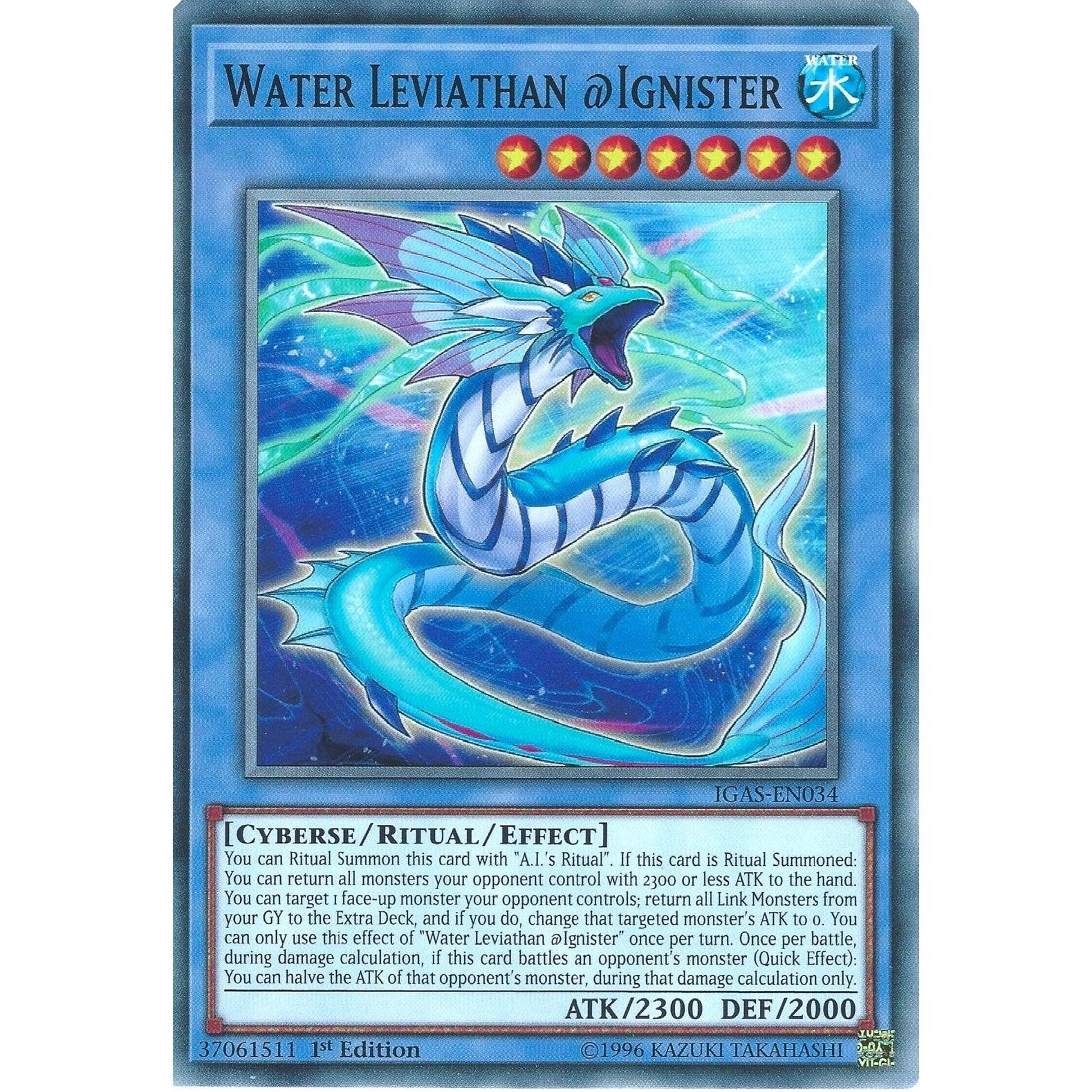Image for Water Leviathan @Ignister (IGAS-EN034) (IGAS) - YuGiOh