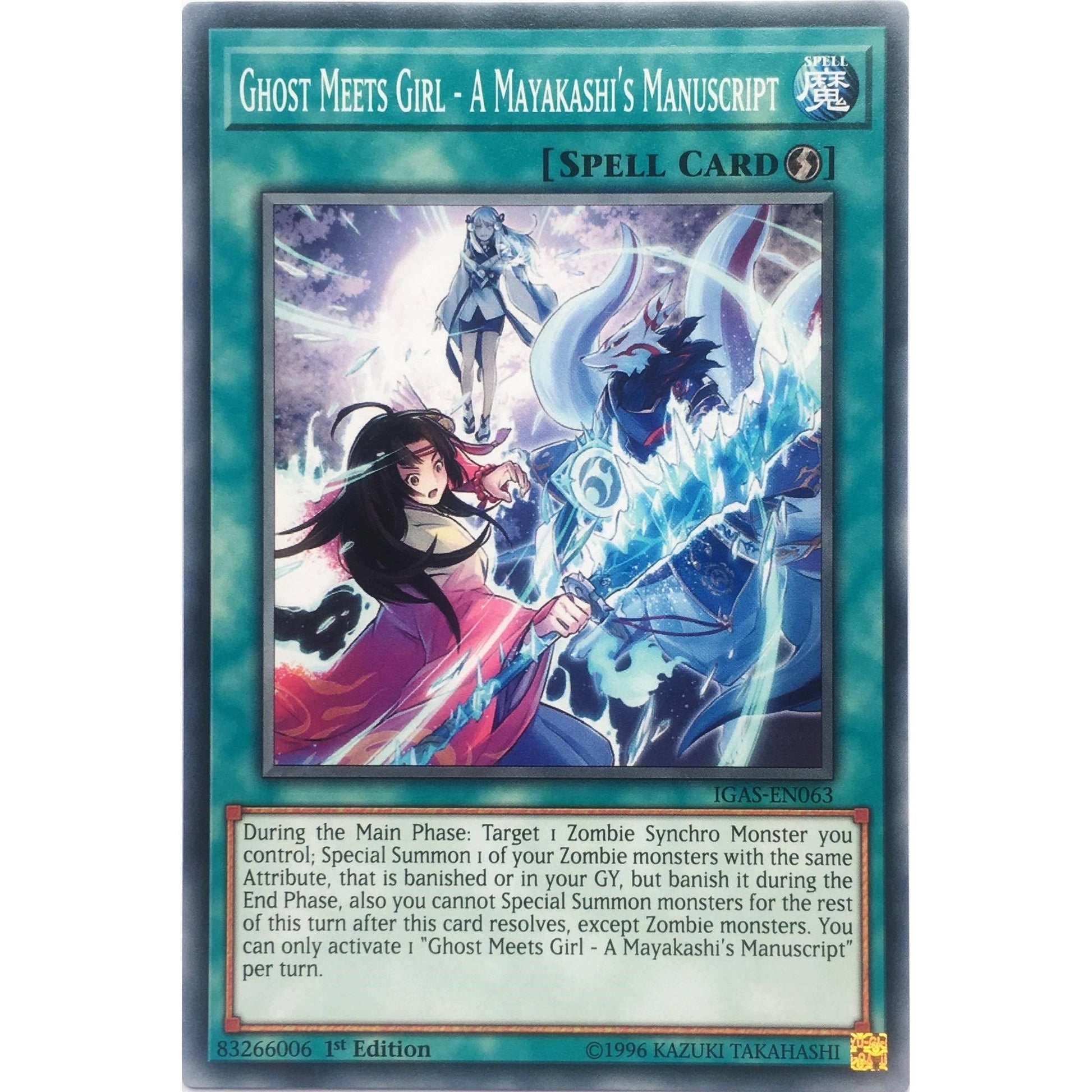 Image for Ghost Meets Girl - A Mayakashi's Manuscript (IGAS-EN063) (IGAS) - YuGiOh