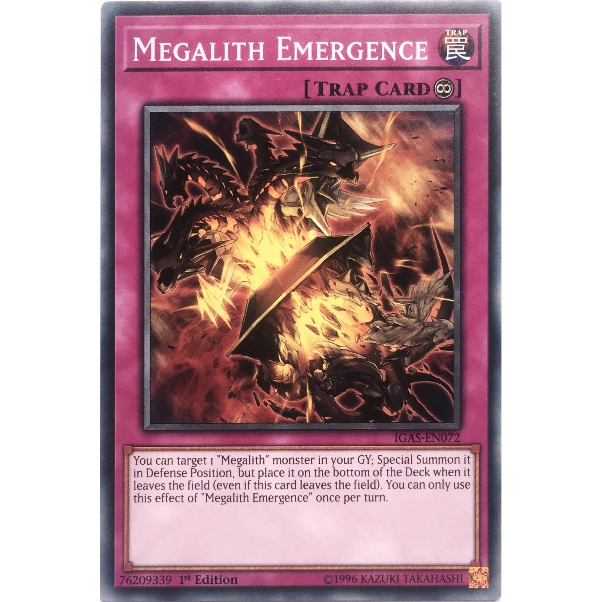 Image for Megalith Emergence (IGAS-EN072) (IGAS) - YuGiOh