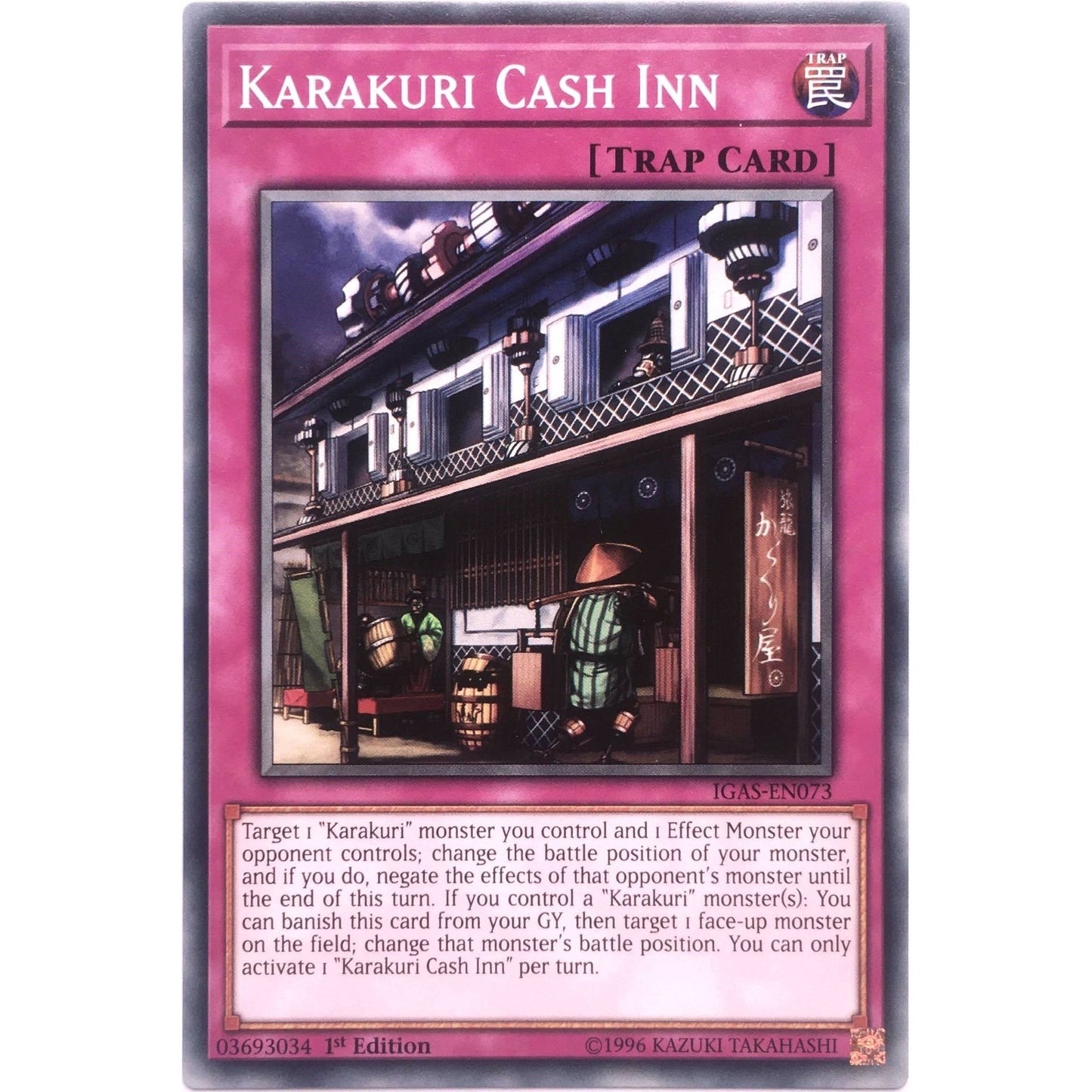 Image for Karakuri Cash Inn (IGAS-EN073) (IGAS) - YuGiOh