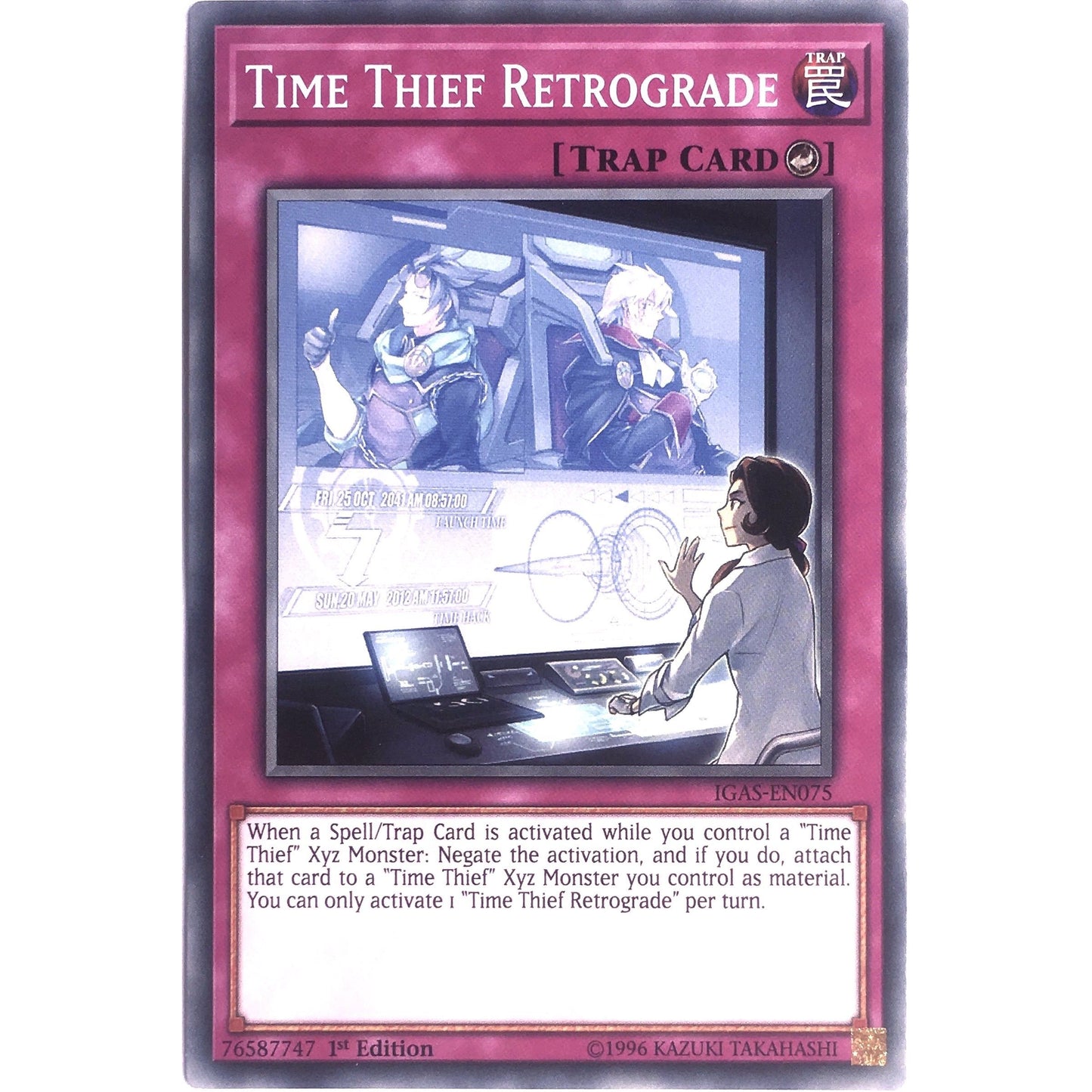 Image for Time Thief Retrograde (IGAS-EN075) (IGAS) - YuGiOh