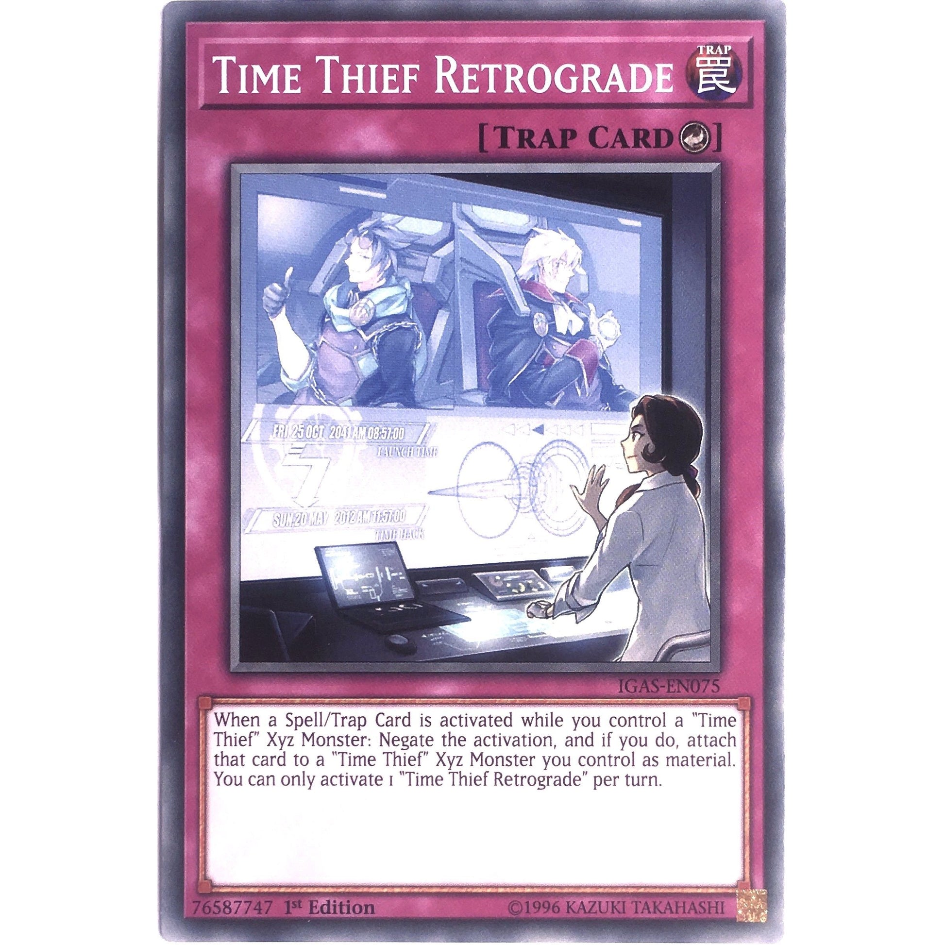 Image for Time Thief Retrograde (IGAS-EN075) (IGAS) - YuGiOh