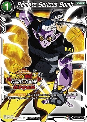Image for Remote Serious Bomb (DB1-086) (TPR) - Dragon Ball Super: Masters