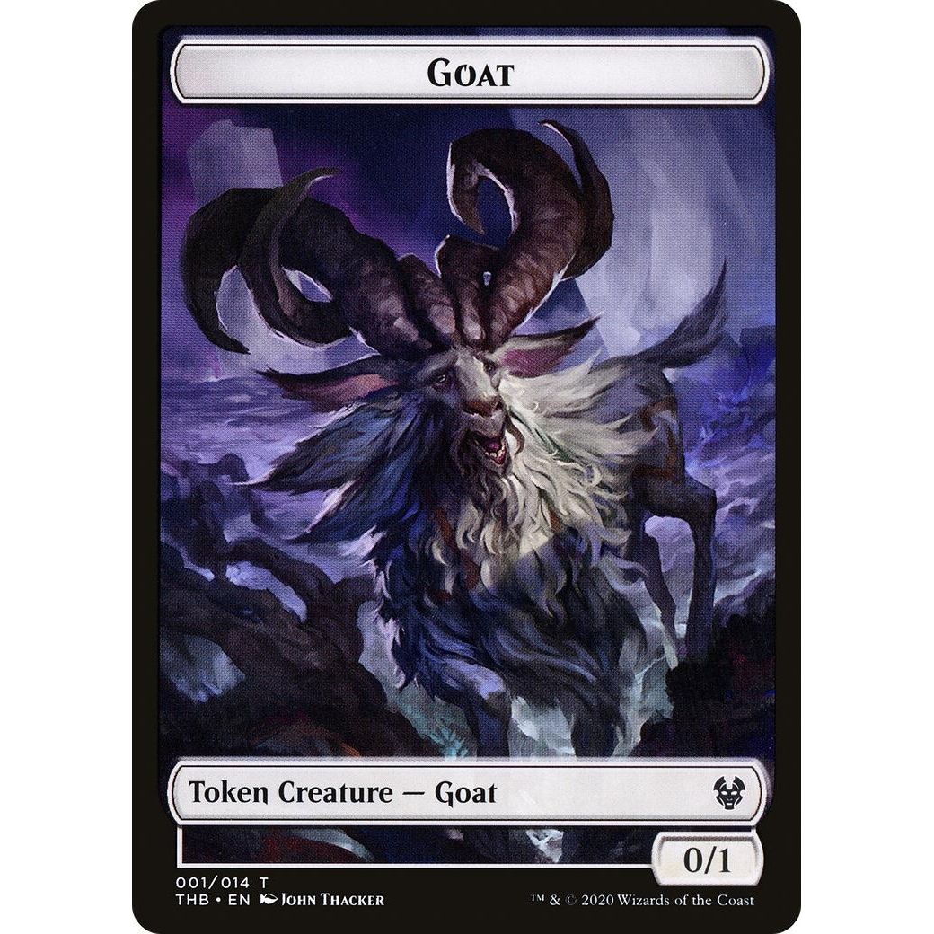 Image for Goat // Satyr Double-Sided Token (1 // 9) (THB) - Magic: The Gathering