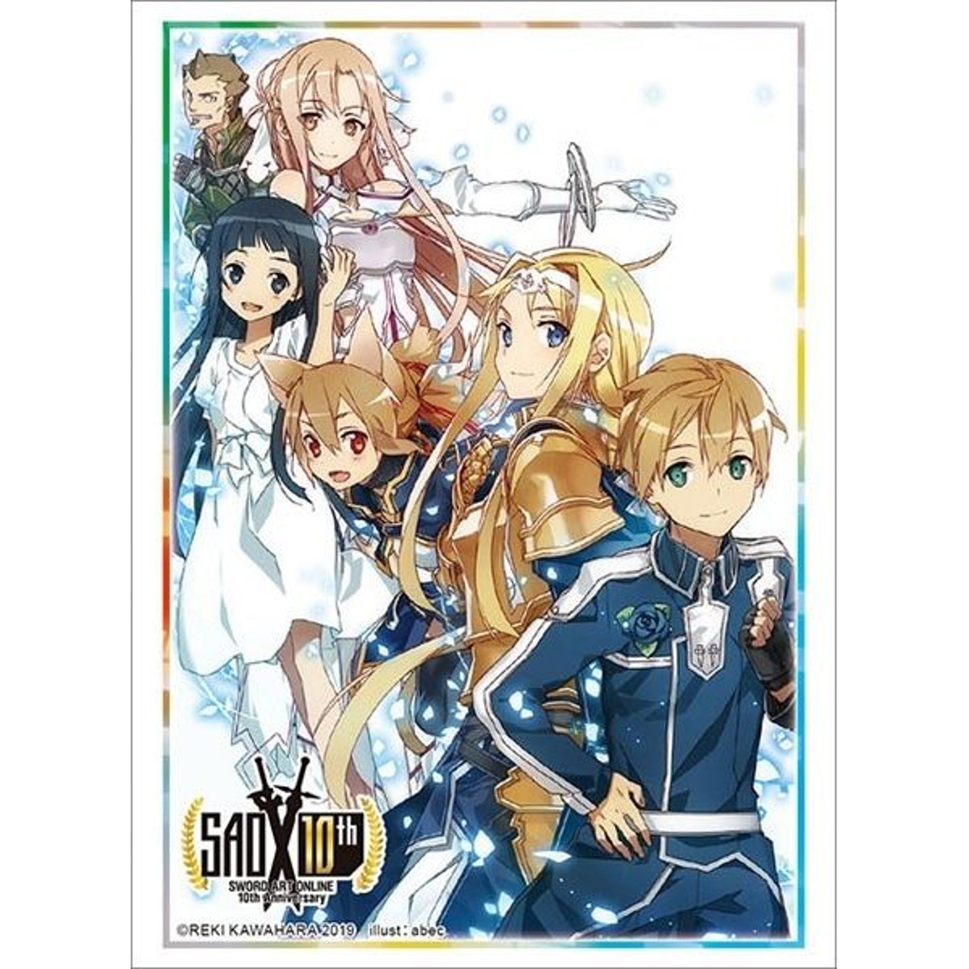 Image for Bushiroad Sleeve Collection HG Vol.2297: Sword Art Online 10th Anniversary Art Work - Alicization (60-Pack) - Card Sleeves
