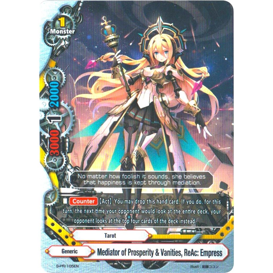 Image for Mediator of Prosperity & Vanities, ReAc: Empress (S-PR/105EN) (S-PR) - Future Card BuddyFight