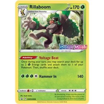Image for Rillaboom - SWSH006 (Prerelease) (SWSH006) (SWSD) - Pokemon
