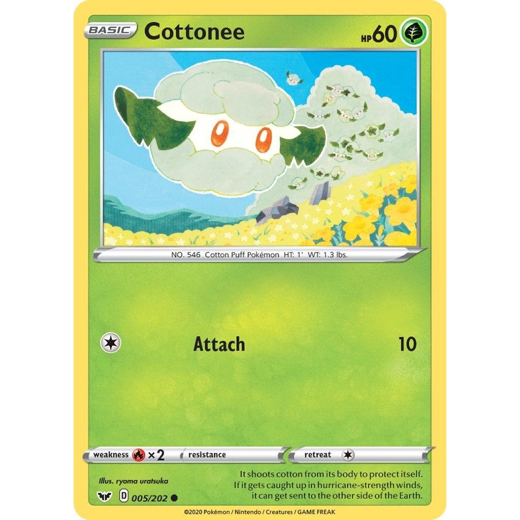 Image for Cottonee (005/202) (SWSH01) - Pokemon