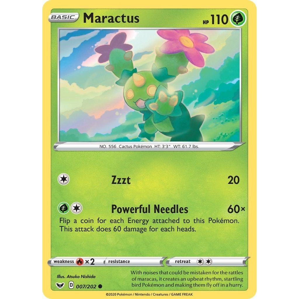 Image for Maractus (007/202) (SWSH01) - Pokemon