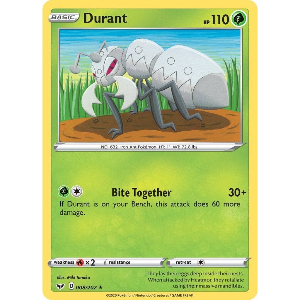 Image for Durant (008/202) (SWSH01) - Pokemon