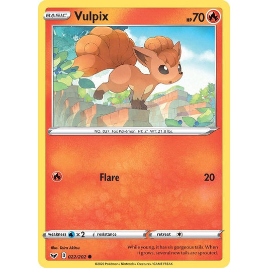 Image for Vulpix (022/202) (SWSH01) - Pokemon