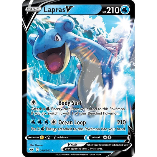 Image for Lapras V (049/202) (SWSH01) - Pokemon