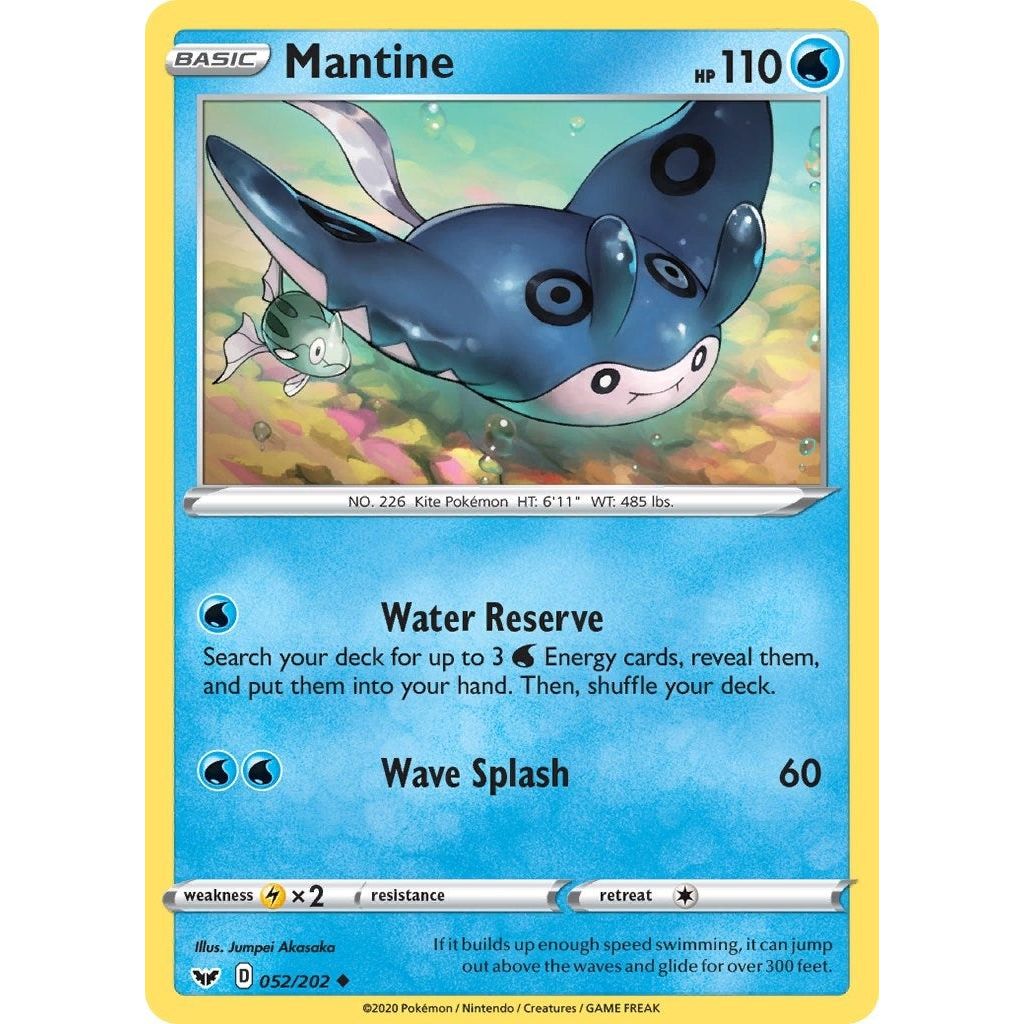 Image for Mantine (052/202) (SWSH01) - Pokemon