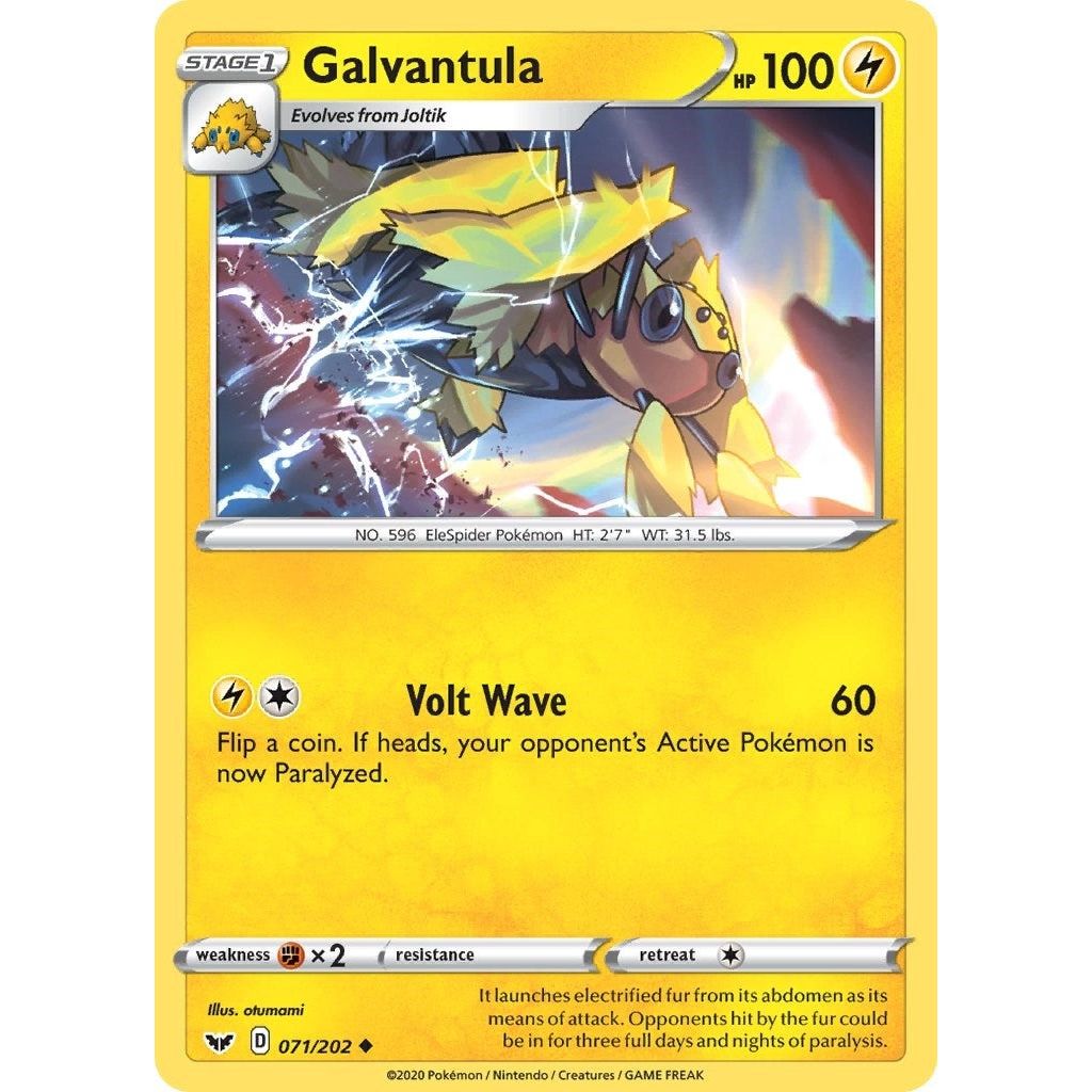 Image for Galvantula (071/202) (SWSH01) - Pokemon