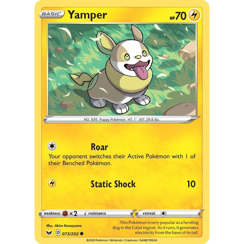 Image for Yamper (073) (073/202) (SWSH01) - Pokemon