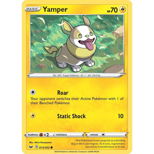 Image for Yamper (073) (073/202) (SWSH01) - Pokemon