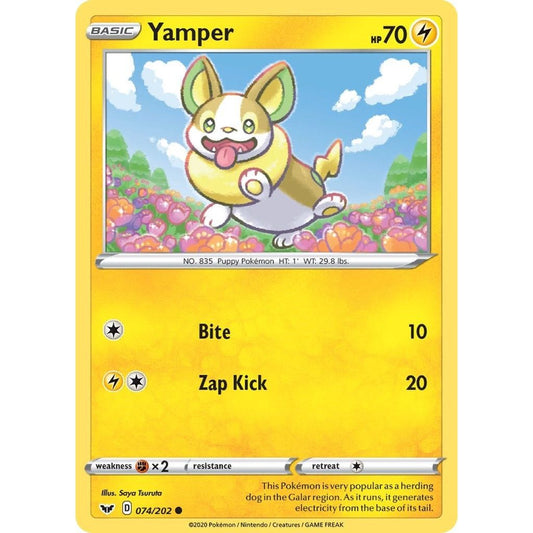 Image for Yamper (074) (074/202) (SWSH01) - Pokemon