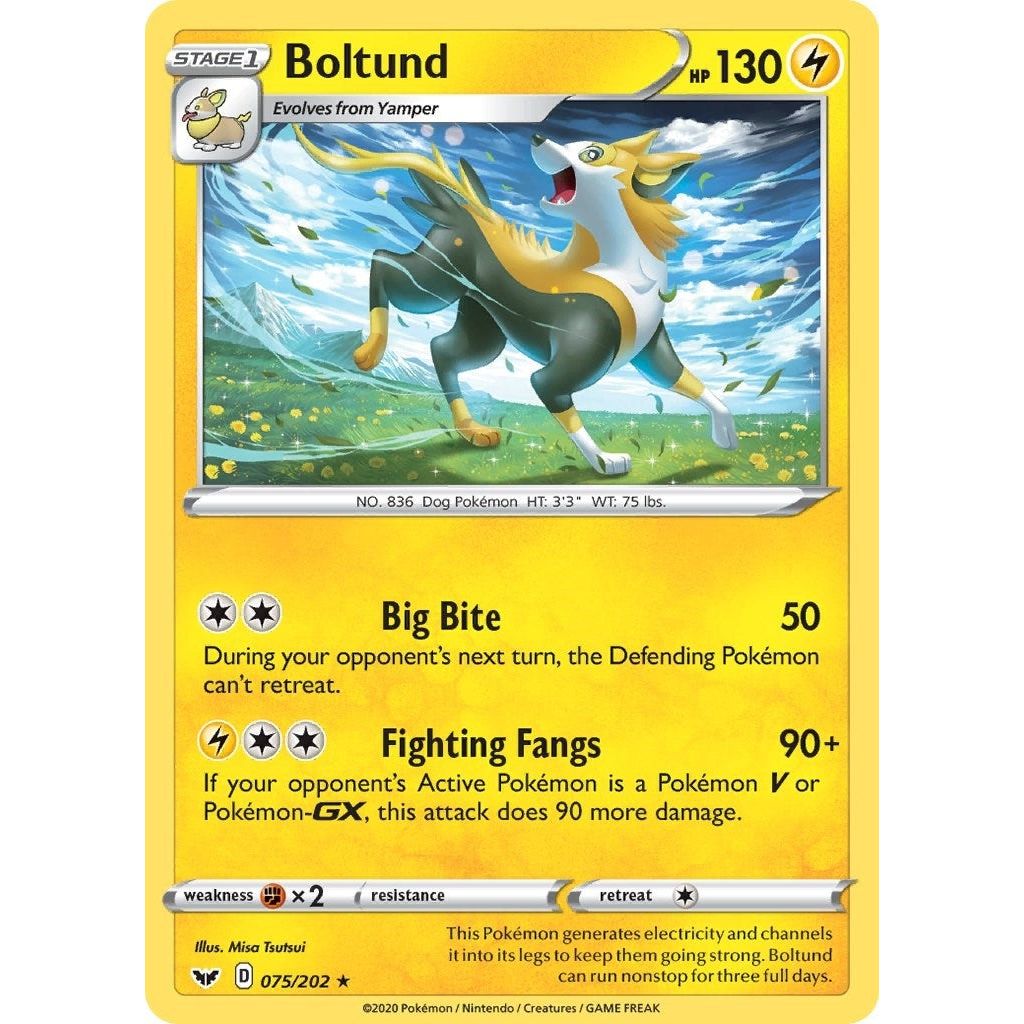 Image for Boltund (075) (075/202) (SWSH01) - Pokemon