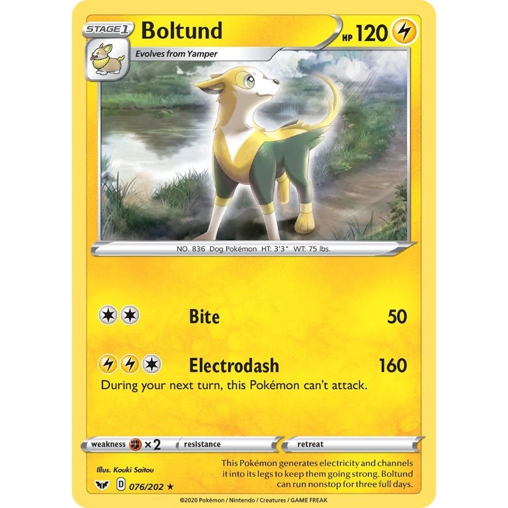 Image for Boltund (076) (076/202) (SWSH01) - Pokemon