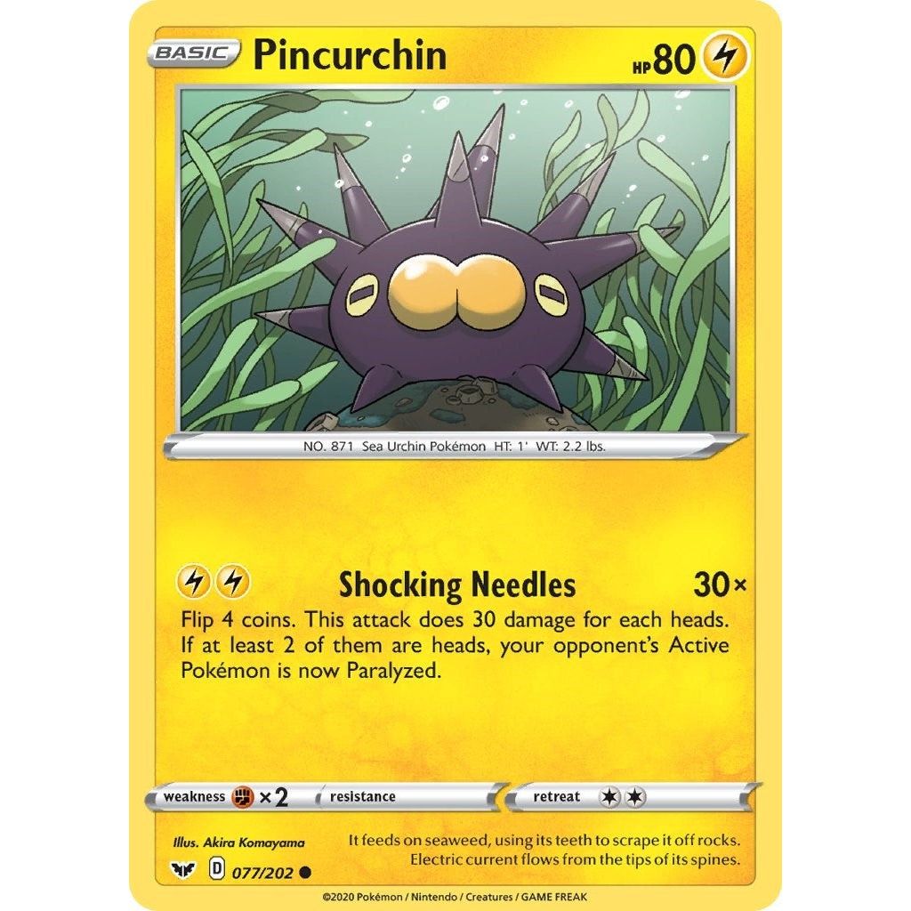 Image for Pincurchin (077/202) (SWSH01) - Pokemon