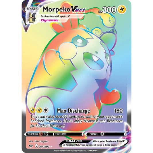 Image for Morpeko VMAX (Secret) (204/202) (SWSH01) - Pokemon
