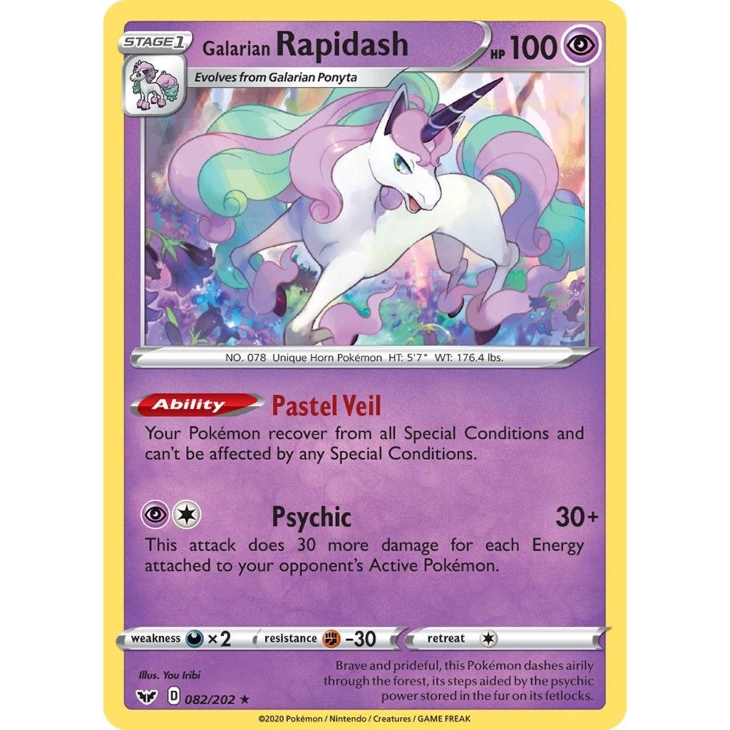 Image for Galarian Rapidash (082/202) (SWSH01) - Pokemon