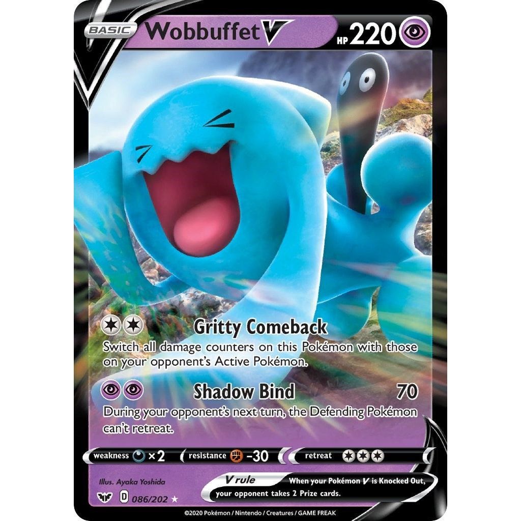 Image for Wobbuffet V (086/202) (SWSH01) - Pokemon