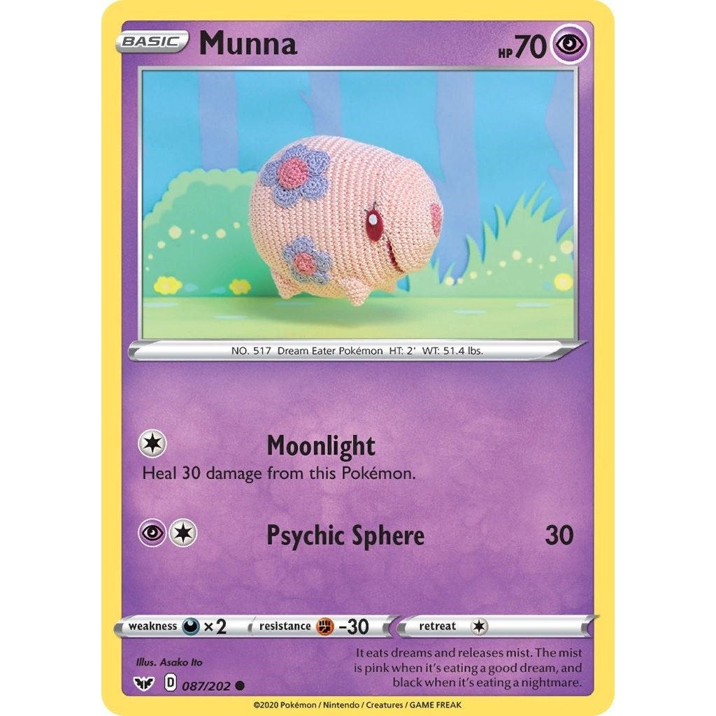 Image for Munna (087/202) (SWSH01) - Pokemon