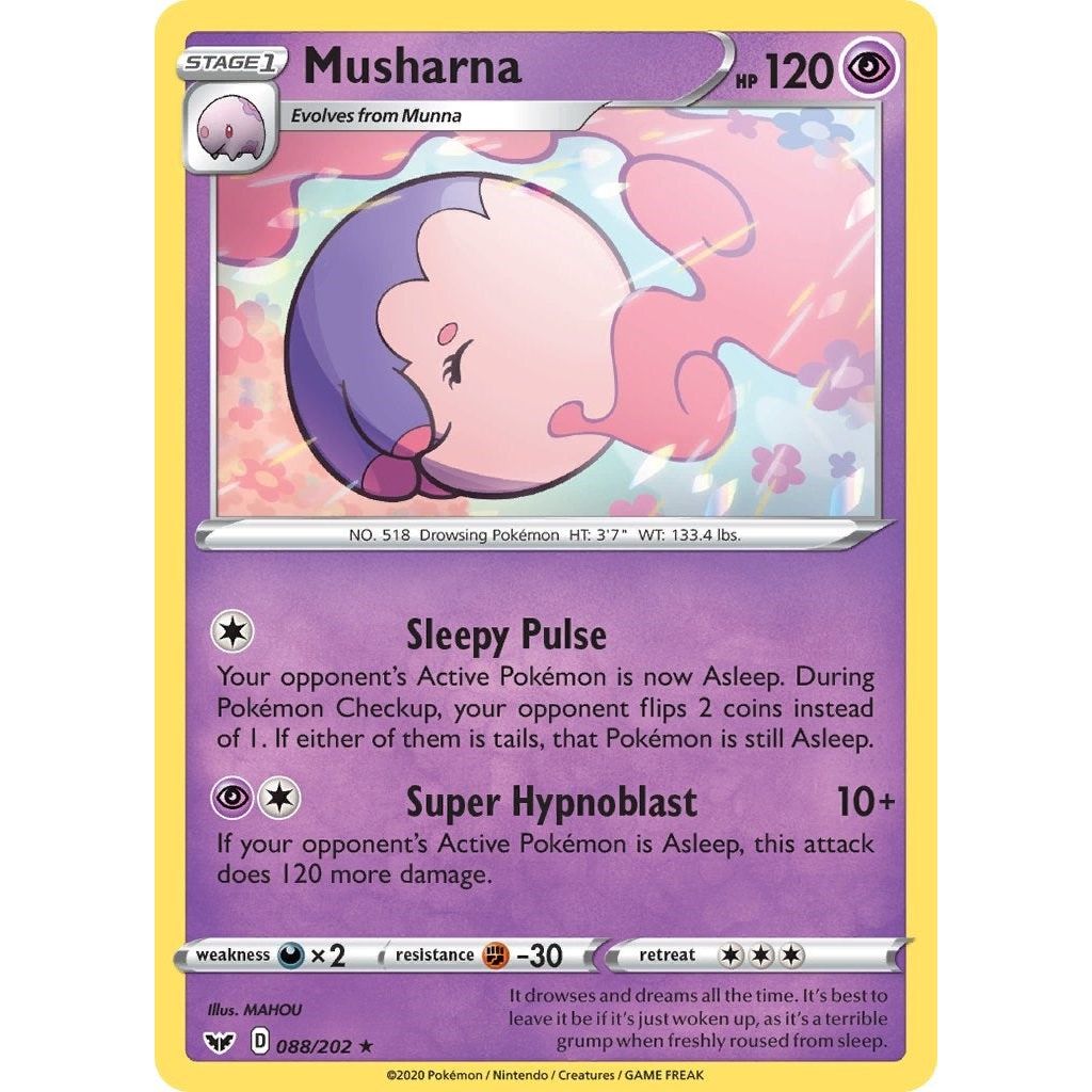 Image for Musharna (088/202) (SWSH01) - Pokemon