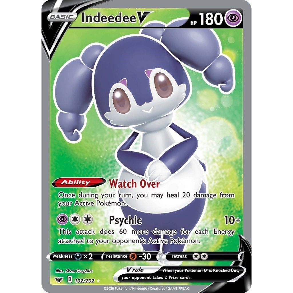 Image for Indeedee V (Full Art) (192/202) (SWSH01) - Pokemon