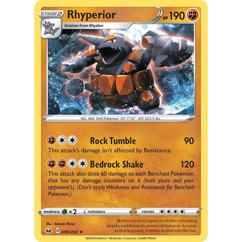 Image for Rhyperior (099/202) (SWSH01) - Pokemon