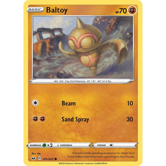Image for Baltoy (101) (101/202) (SWSH01) - Pokemon