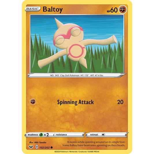 Image for Baltoy (102) (102/202) (SWSH01) - Pokemon