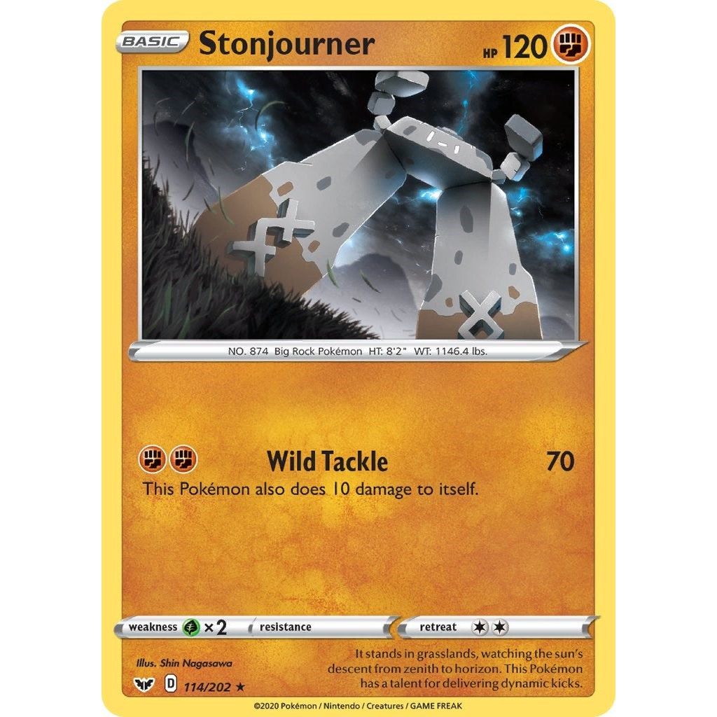 Image for Stonjourner (114/202) (SWSH01) - Pokemon