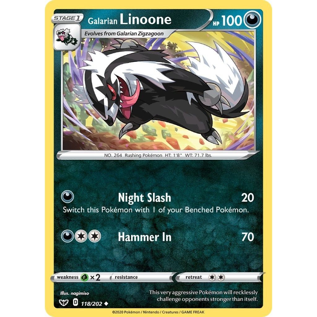 Image for Galarian Linoone (118/202) (SWSH01) - Pokemon