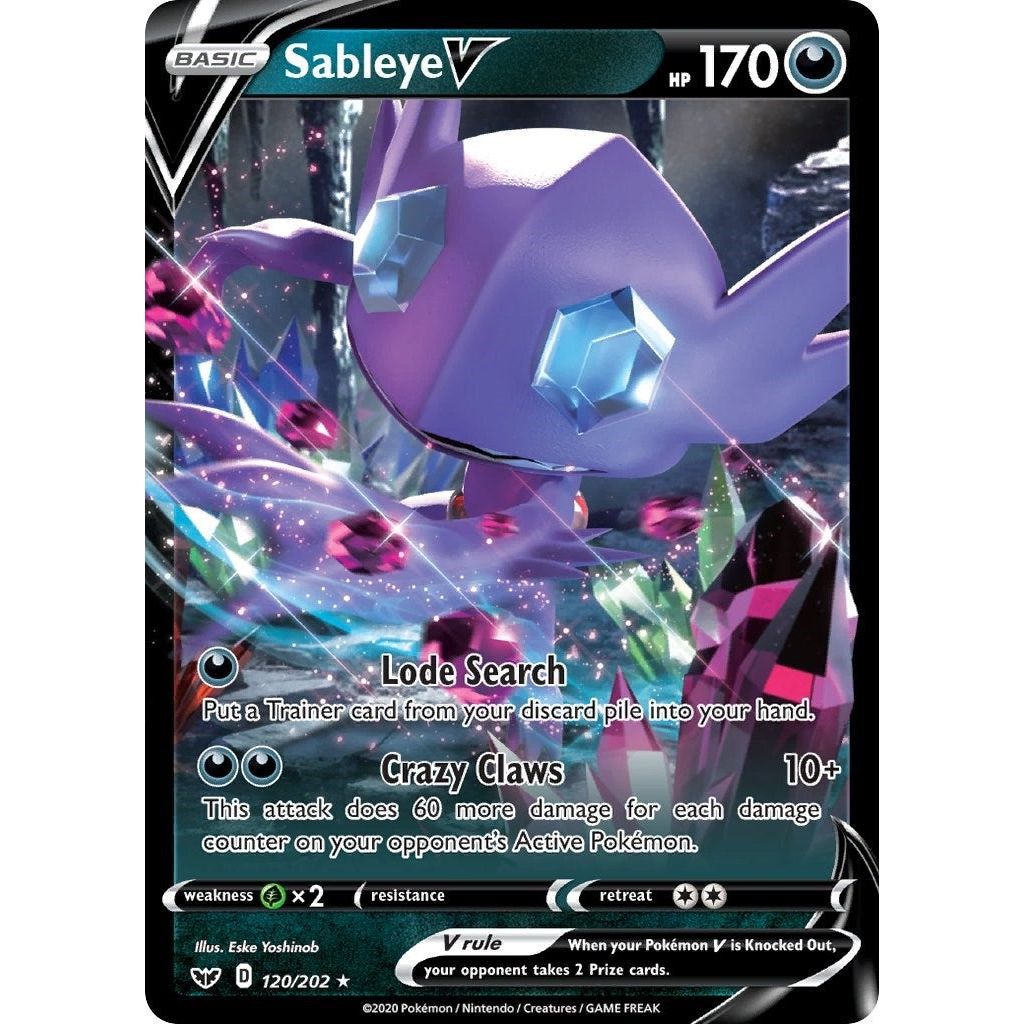Image for Sableye V (120/202) (SWSH01) - Pokemon