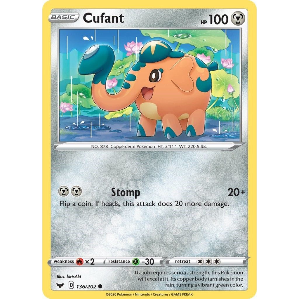 Image for Cufant (136/202) (SWSH01) - Pokemon