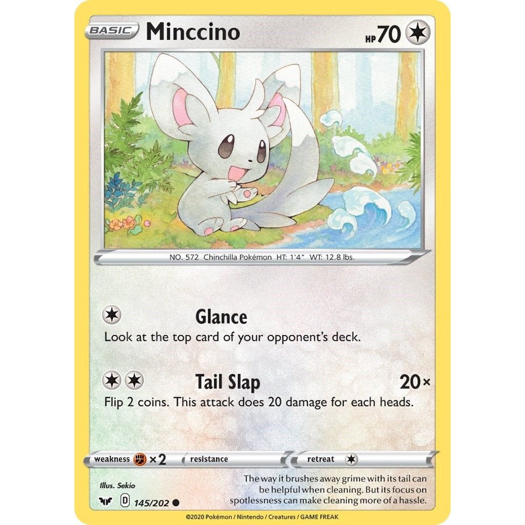 Image for Minccino (145) (145/202) (SWSH01) - Pokemon