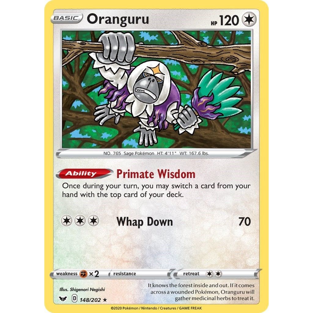 Image for Oranguru (148/202) (SWSH01) - Pokemon