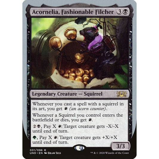 Image for Acornelia, Fashionable Filcher (31) (UND) - Magic: The Gathering