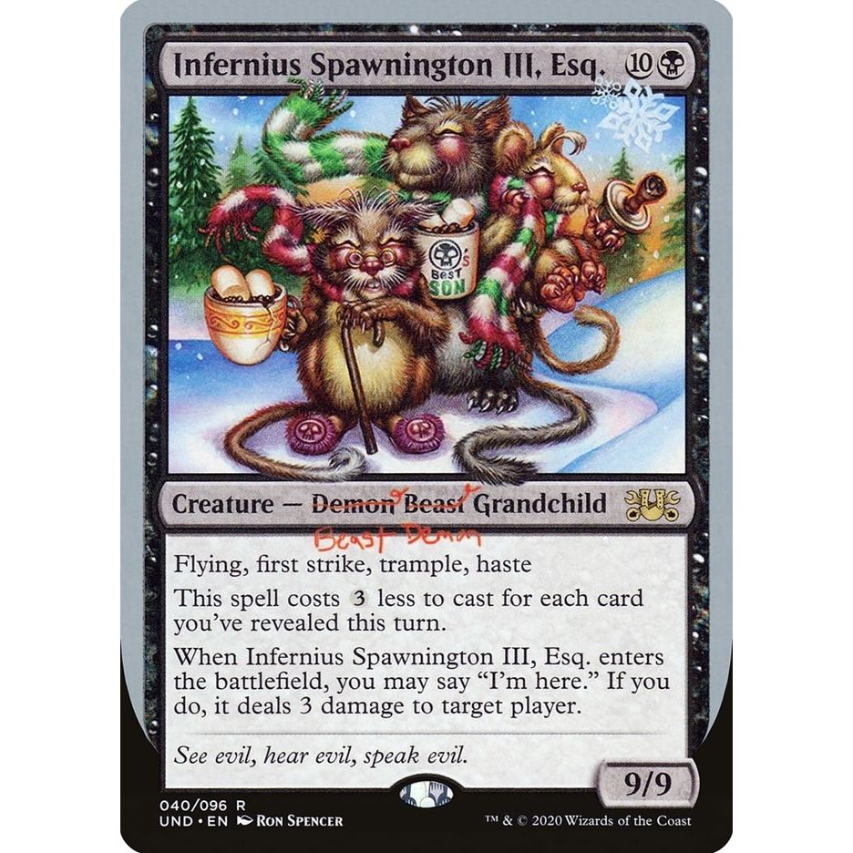 Image for Infernius Spawnington III, Esq. (40) (UND) - Magic: The Gathering