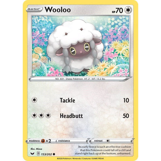 Image for Wooloo (153) (153/202) (SWSH01) - Pokemon