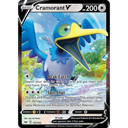 Image for Cramorant V (155/202) (SWSH01) - Pokemon