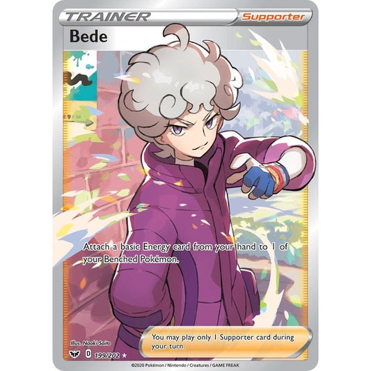 Image for Bede (Full Art) (199/202) (SWSH01) - Pokemon