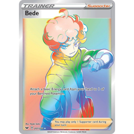 Image for Bede (Secret) (207/202) (SWSH01) - Pokemon