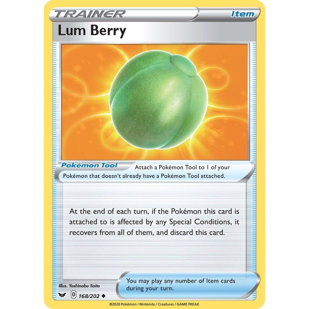 Image for Lum Berry (168/202) (SWSH01) - Pokemon