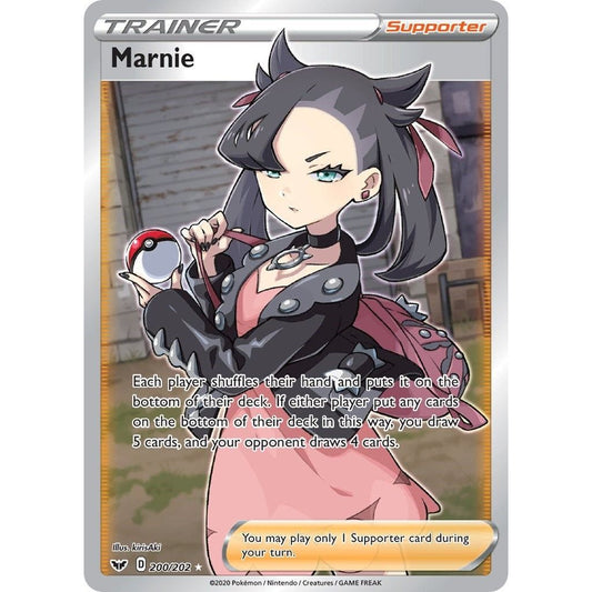 Image for Marnie (Full Art) (200/202) (SWSH01) - Pokemon