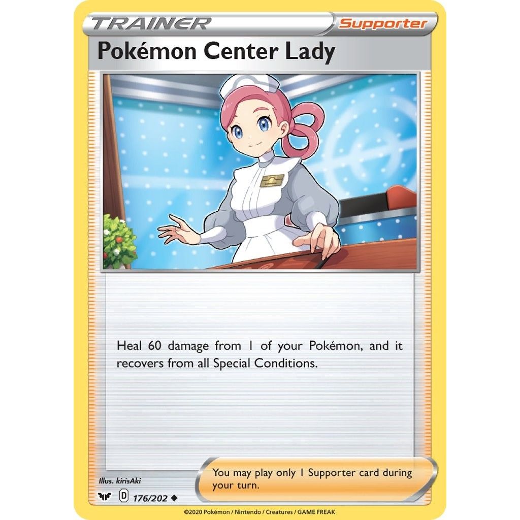 Image for Pokemon Center Lady (176/202) (SWSH01) - Pokemon